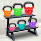 10 - 20lb Vinyl Coated Kettlebell Cast Iron Sets