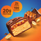 Pure Protein Chocolate Peanut Caramel Protein Bars – 20G Protein, 3G Sugar, 190 Calories (12 Count)