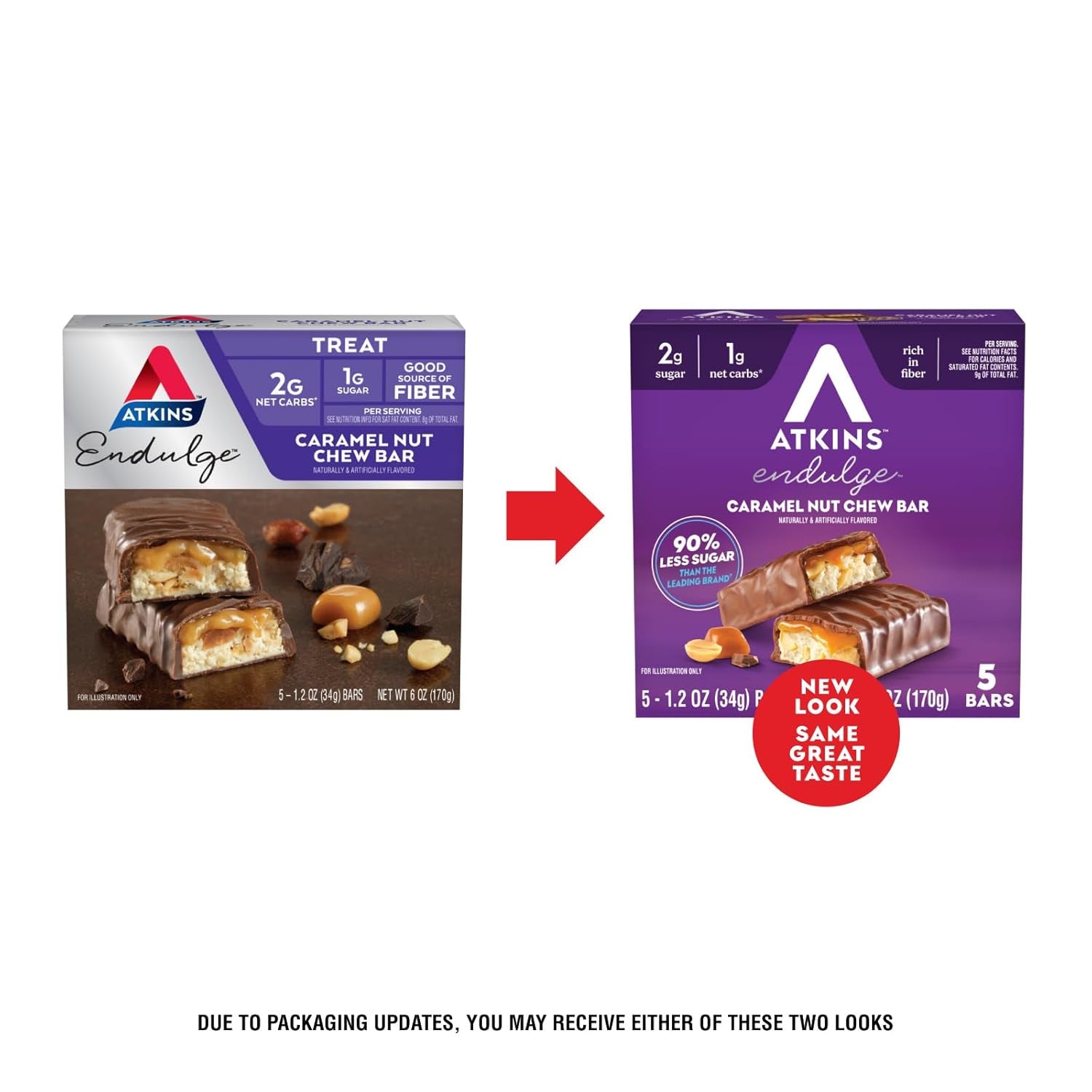 Atkins Endulge Caramel Nut Chew Bar