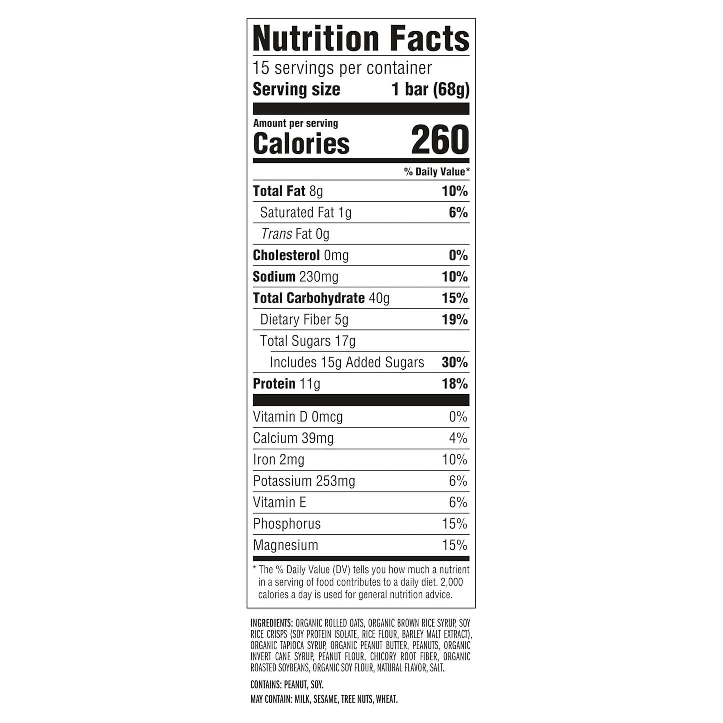 CLIF BAR - Energy Protein Bars - (15 Pack)
