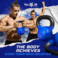 20 Pound Vinyl Coated Cast Iron Kettlebell