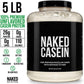 NAKED Casein - 5Lb Micellar Casein Protein Powder