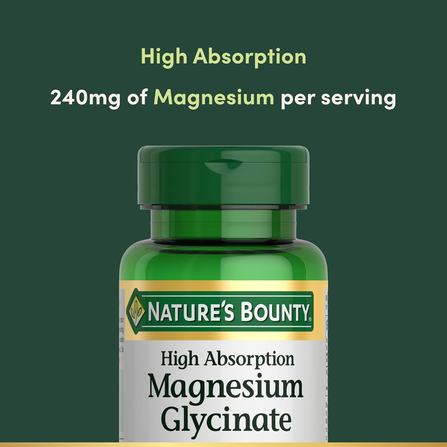 Nature’s Bounty High Absorption Magnesium Glycinate