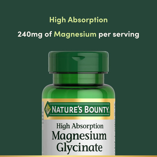 Nature’s Bounty High Absorption Magnesium Glycinate