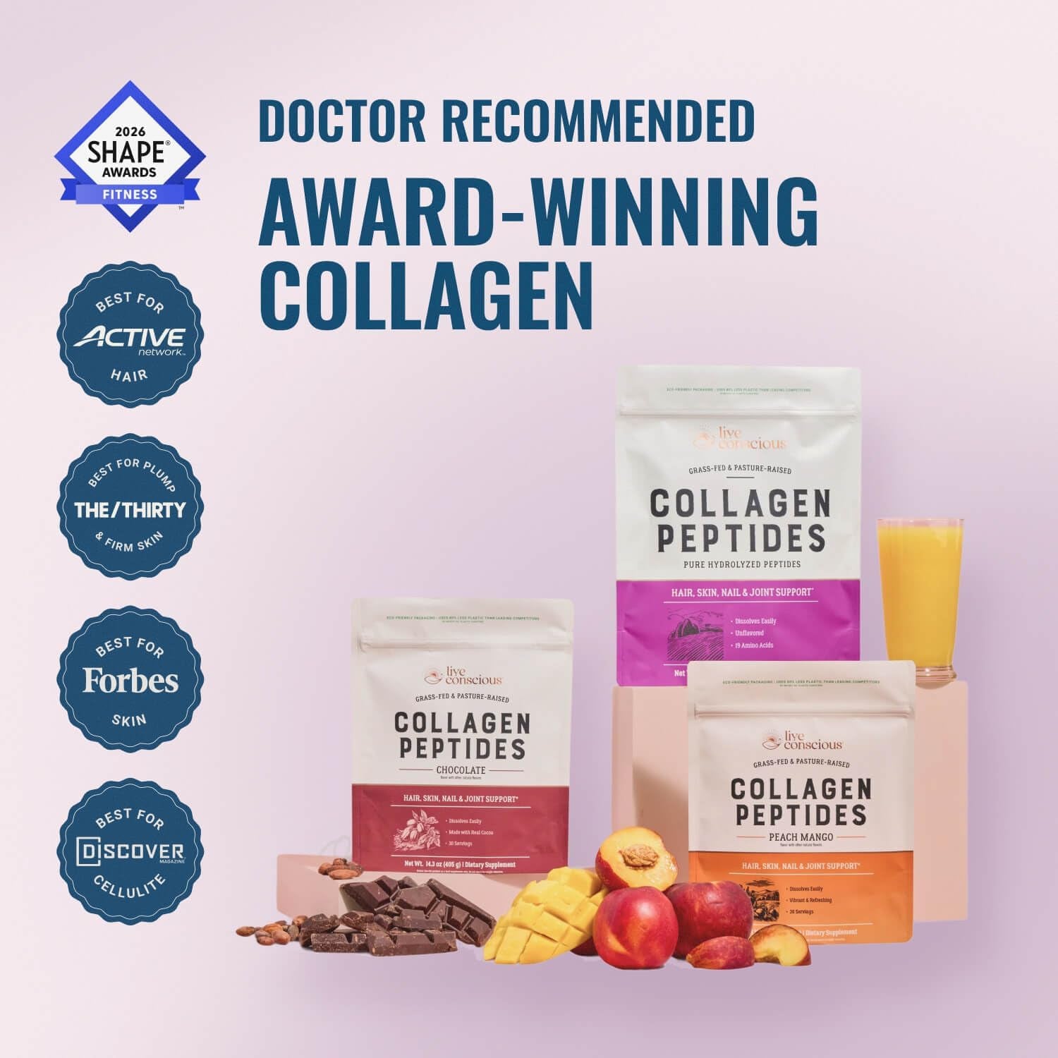 Live Conscious Collagen Peptides Powder