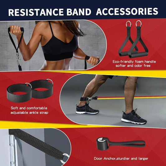 WHATAFIT Resistance Bands for Working Out