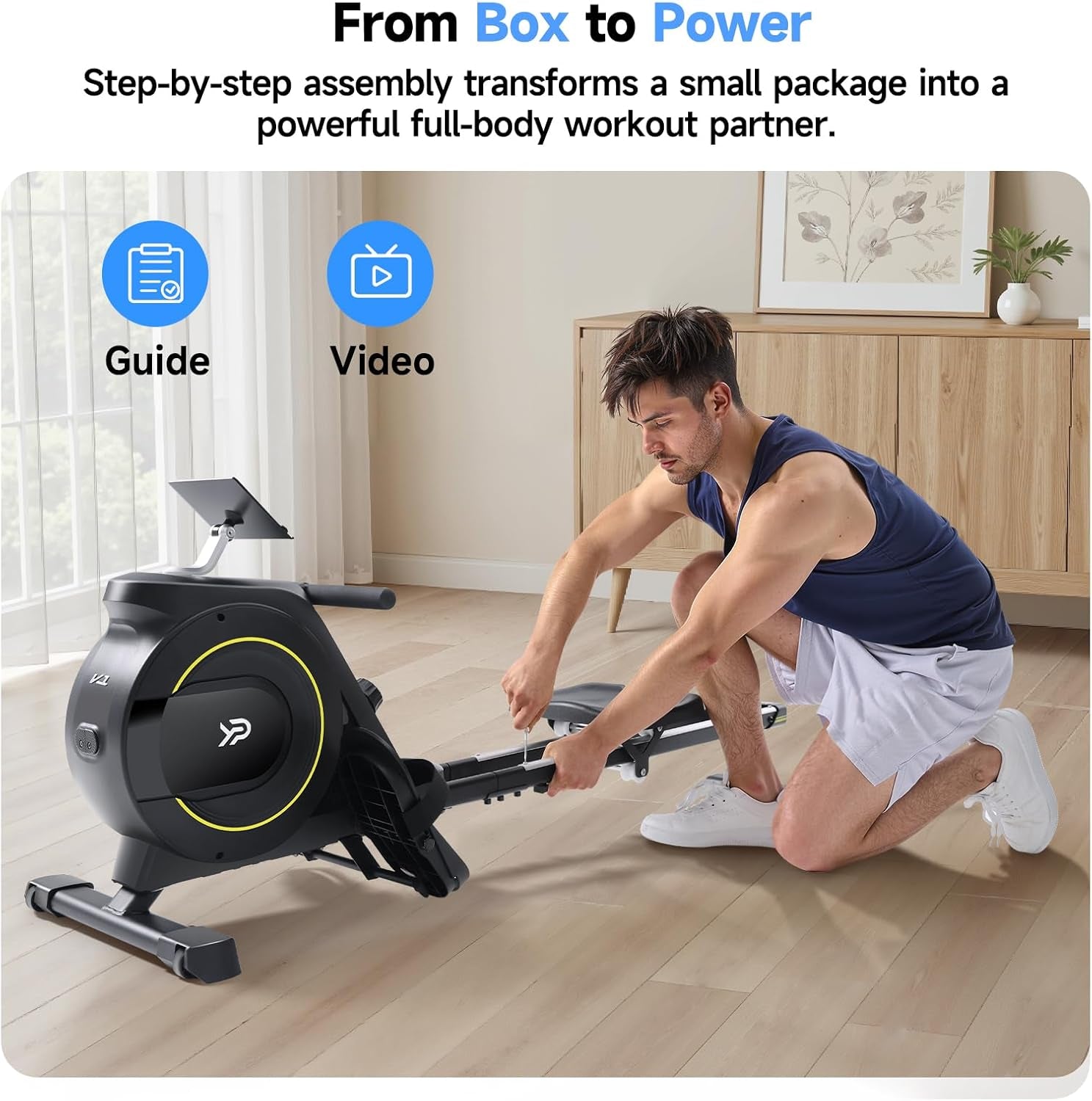 YPOO Rowing Machine for Home