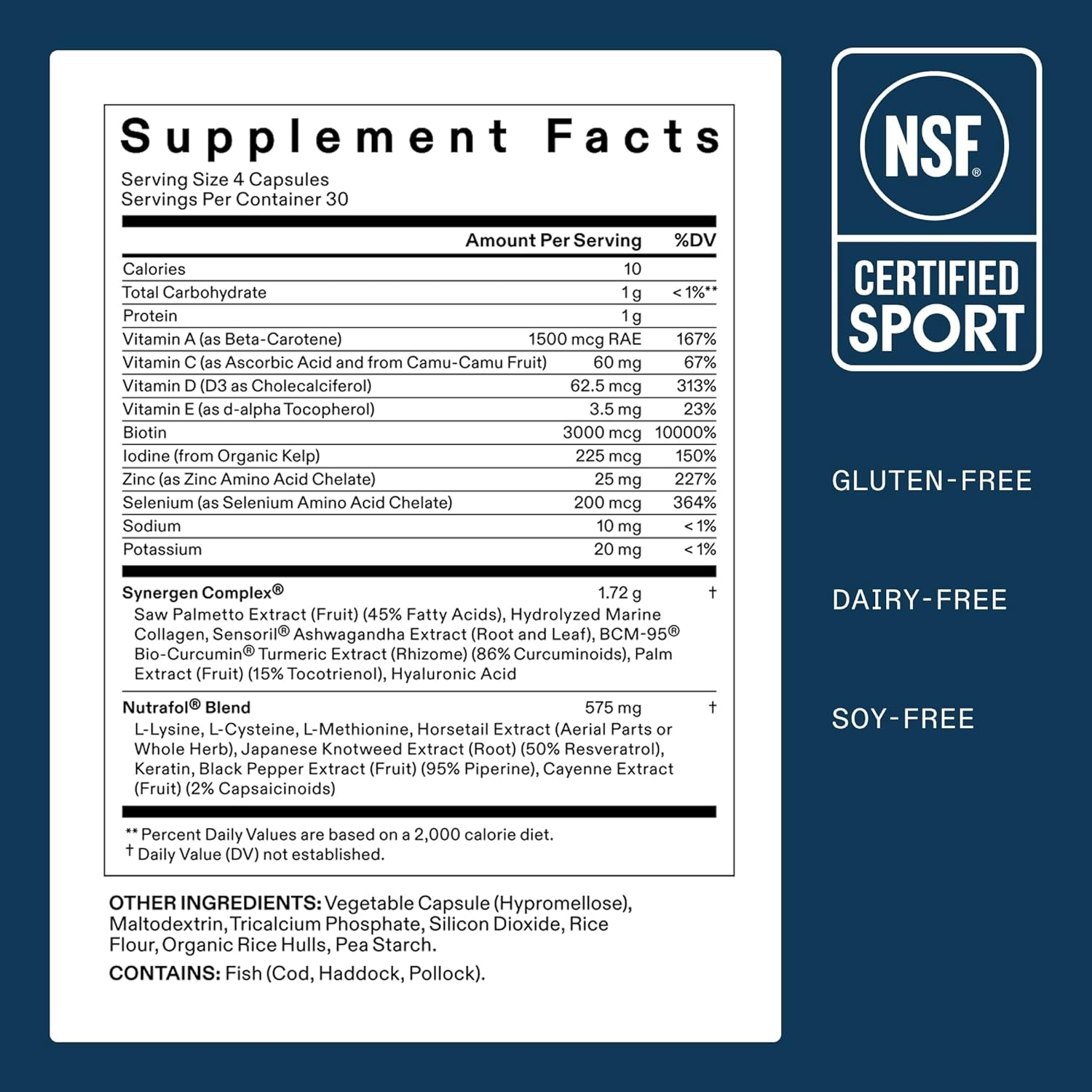 Nutrafol Men's Hair Growth Supplements