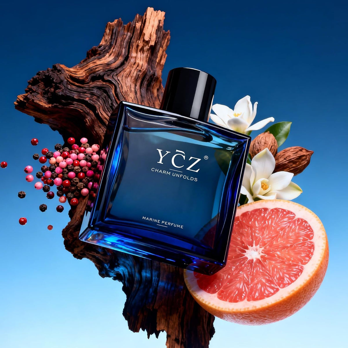 Ycz Midnight Marine Eau De Parfum for Men, 1.7 Fl Oz