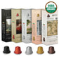 Organic USDA Café Romano Coffee Aluminum Espresso Pods for Nespresso Original Machine
