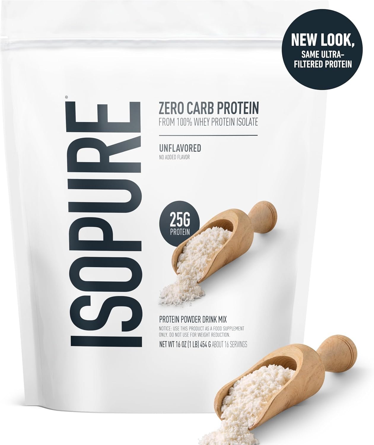 Isopure Zero Carb 100% Pure Whey Isolate Protein Powder