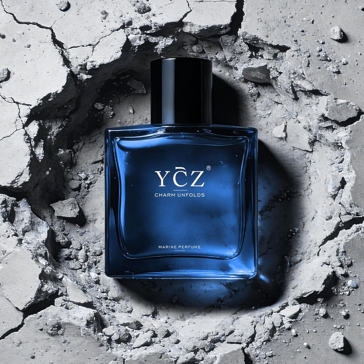 Ycz Midnight Marine Eau De Parfum for Men, 1.7 Fl Oz