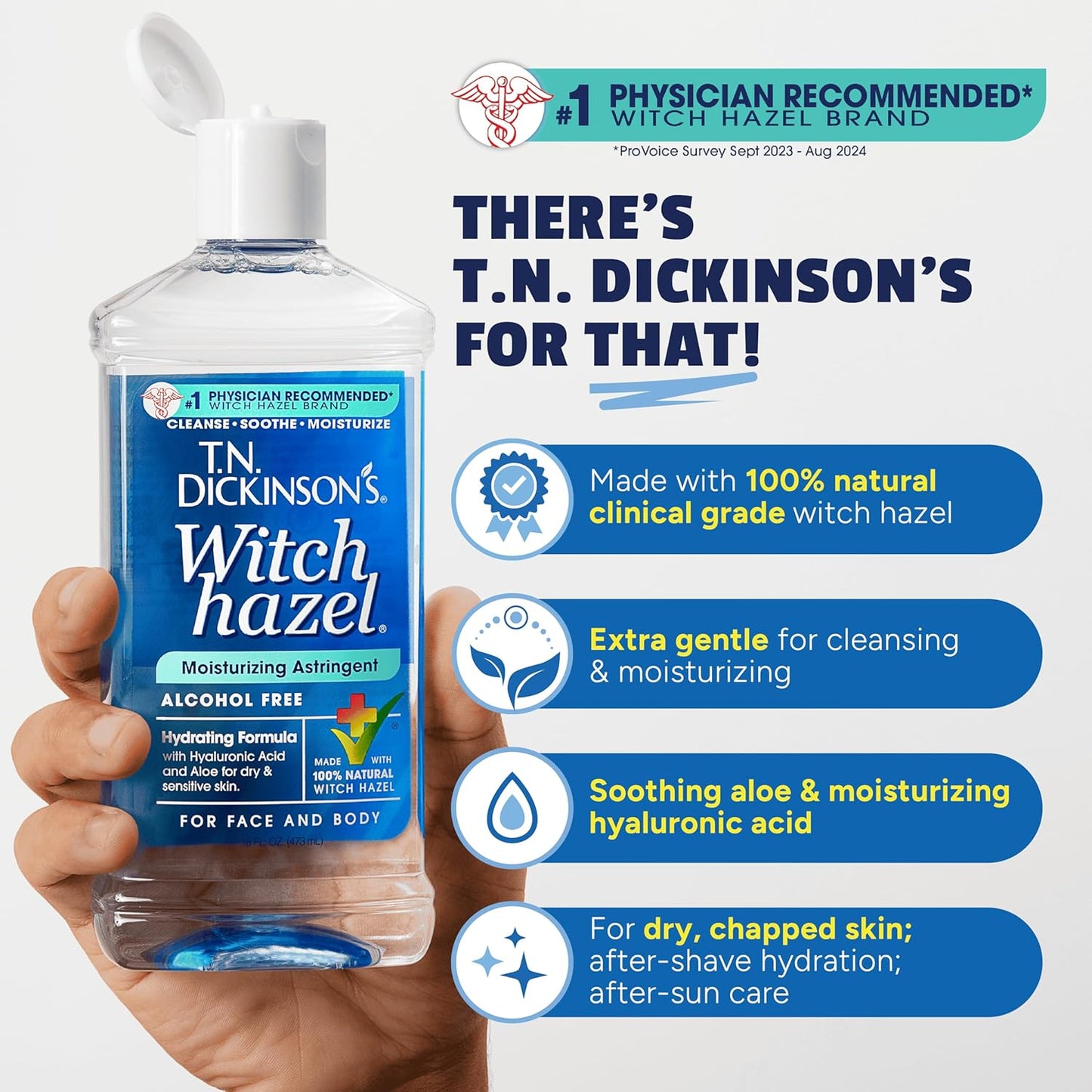T.N. Dickinson's Witch Hazel Alcohol Free Moisturizing Astringent