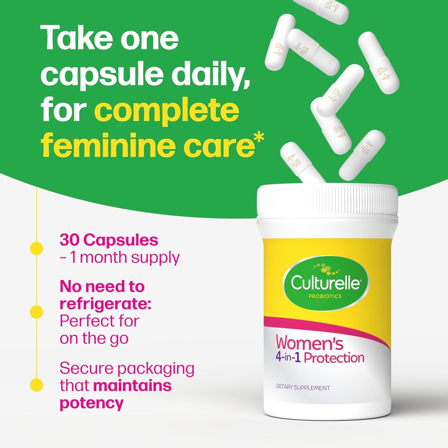 Culturelle Probiotics for Women with Prebiotics