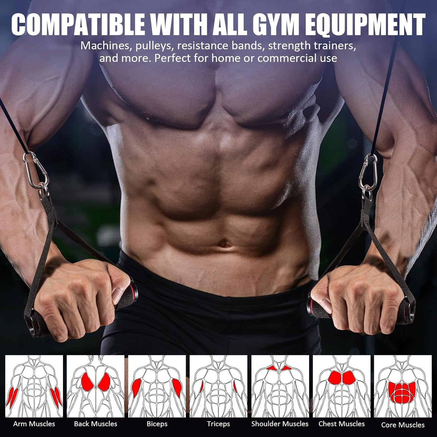 Citufuol 2 Pack Upgraded Exercise Handles