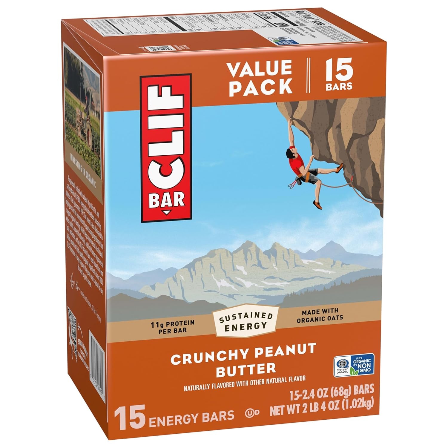 CLIF BAR - Energy Protein Bars - (15 Pack)