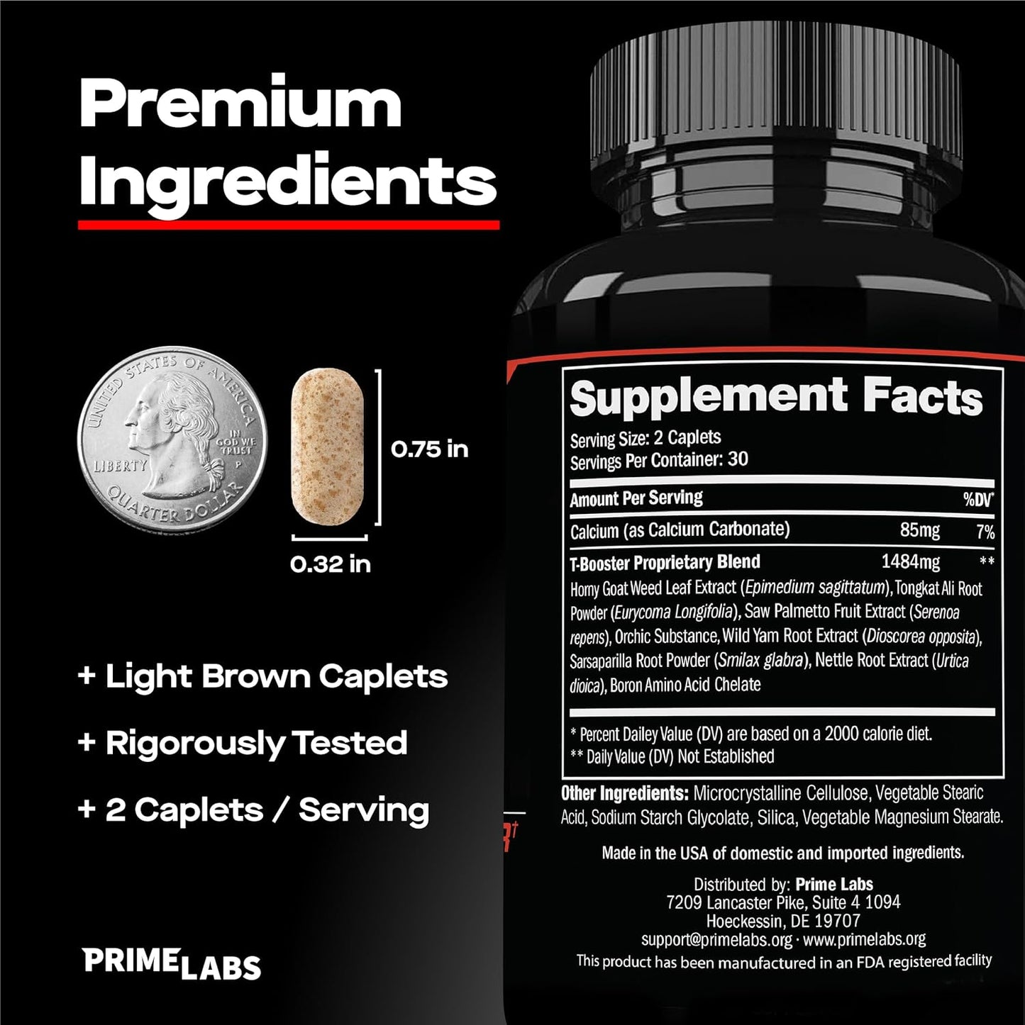 Prime Labs - Men's Testosterone Booster