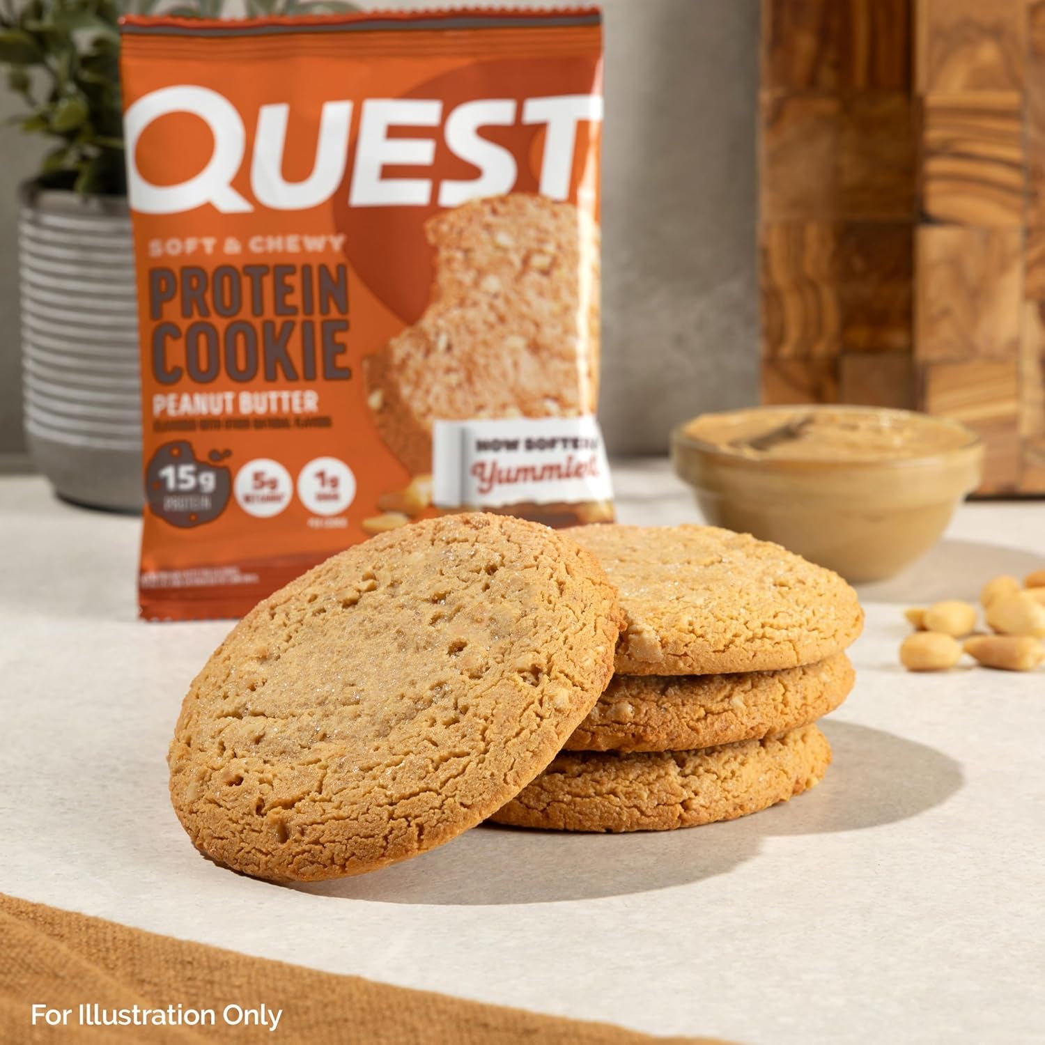 Quest Nutrition Peanut Butter Protein Cookie 12 Count