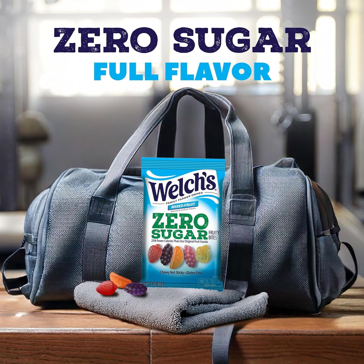 Welch'S Zero Sugar Fruity Bites, Mixed Fruit Snack Pack, Gluten Free & Sugar Free Snacks