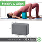 Gaiam Yoga Block - Supportive Latex-Free Eva Foam