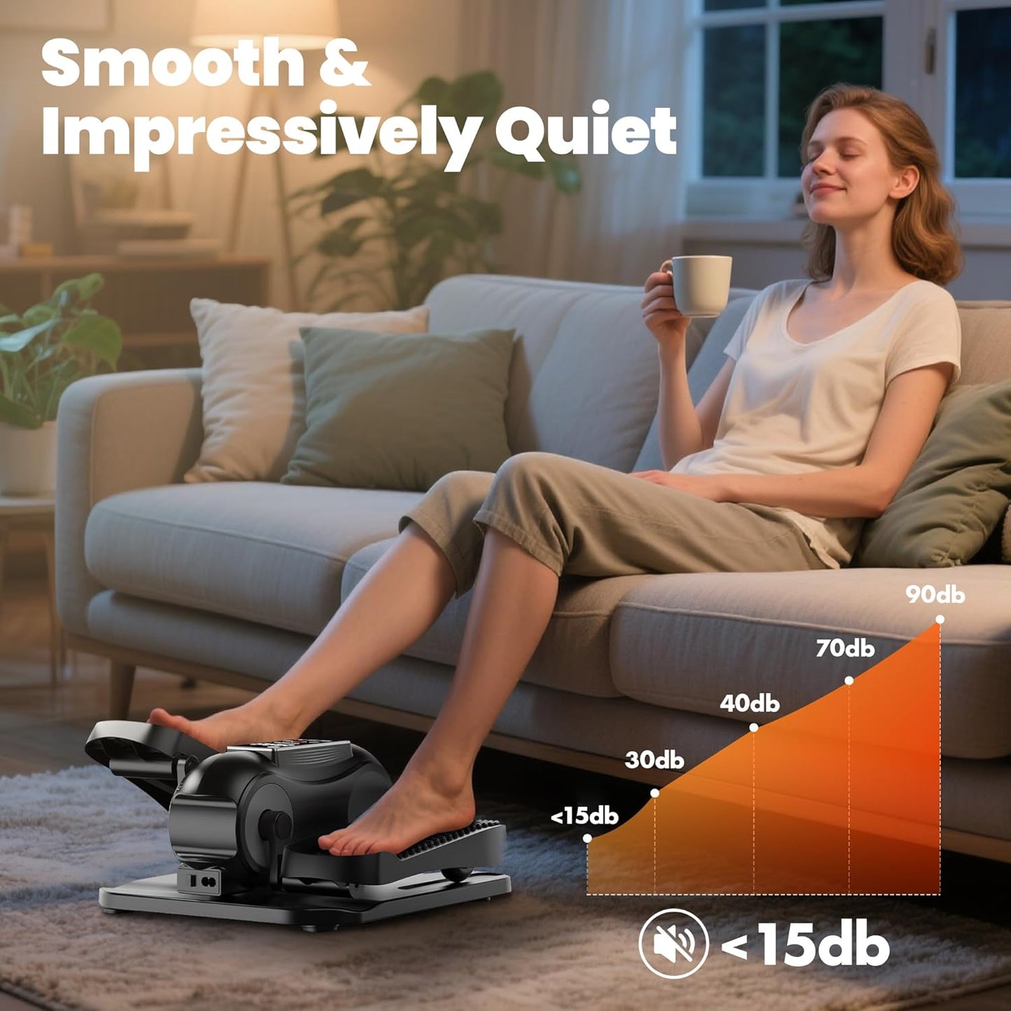 Yagud Under Desk Elliptical Machine