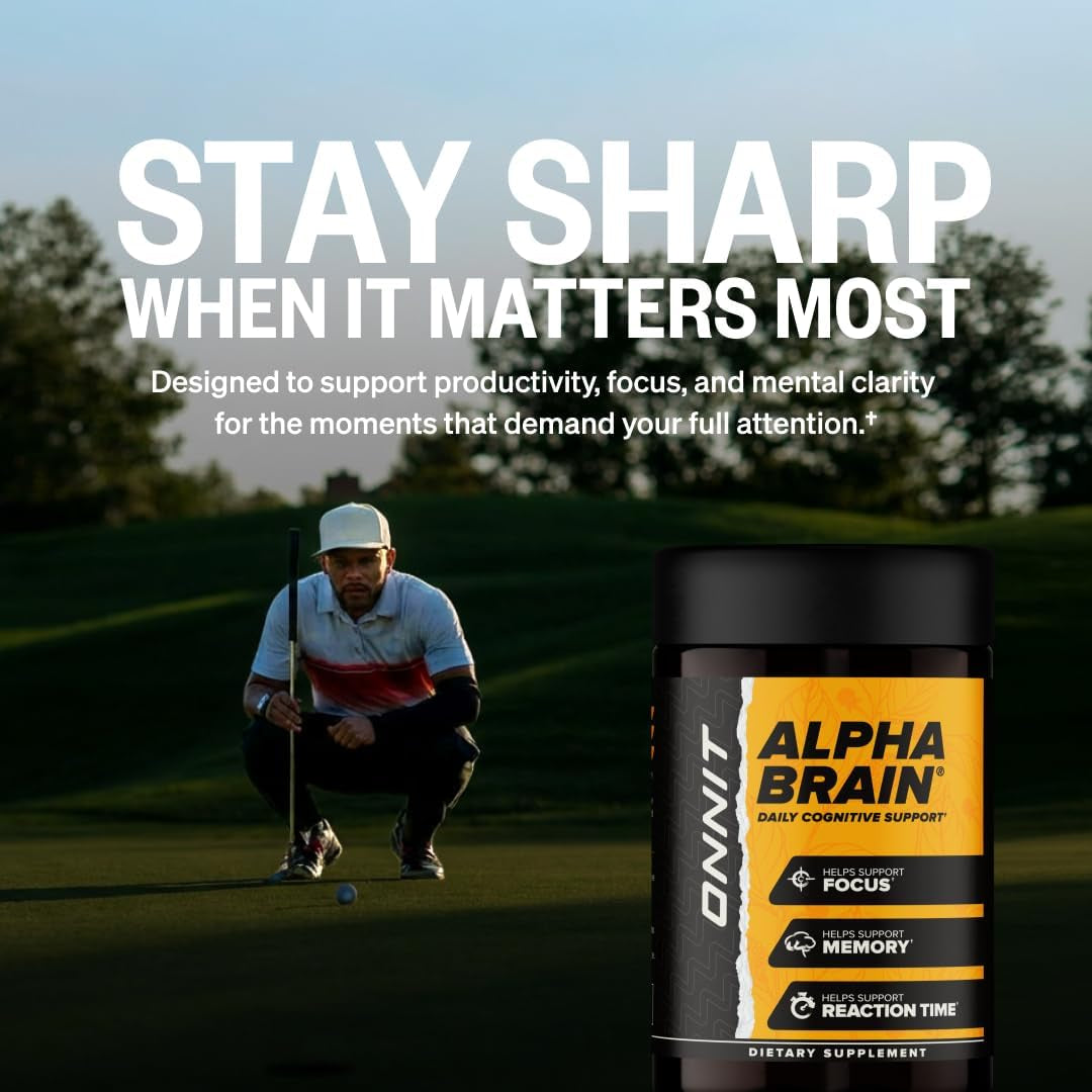 ONNIT Alpha Brain Nootropic Brain Supplement for Focus