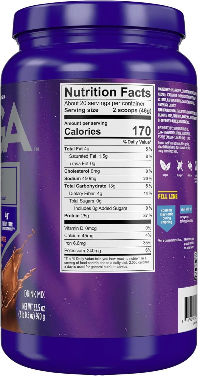 Vega Essential Protein – 25g Plant Based Protein Powder