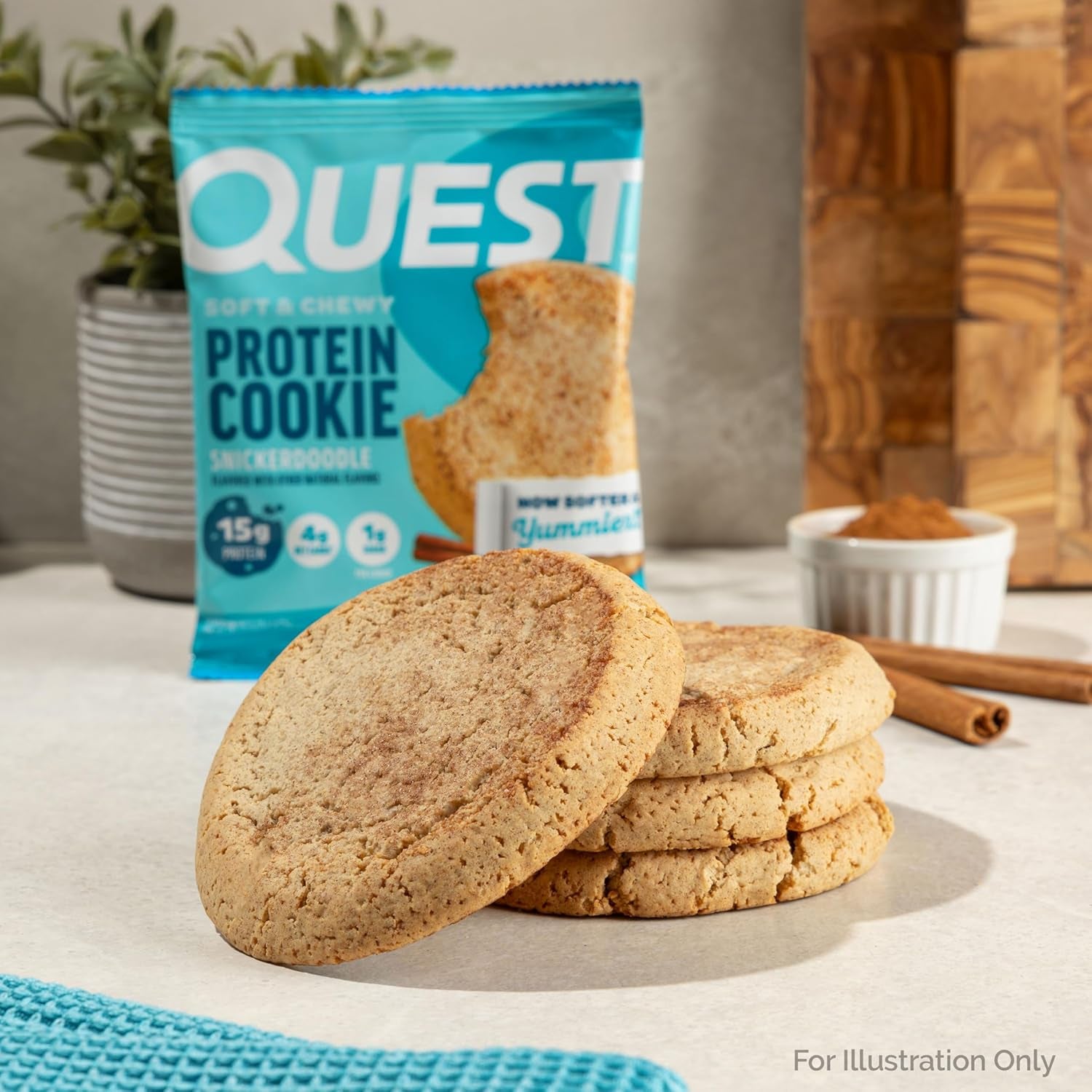 Quest Nutrition Snickerdoodle Protein Cookie 12 Count