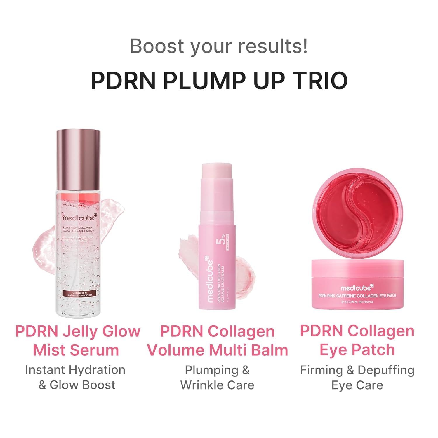 medicube PDRN Pink Collagen Volume Multi Balm Stick