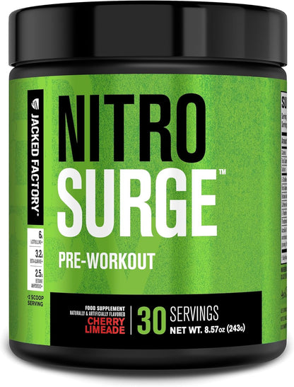 Jacked Factory NITROSURGE Pre Workout Supplement