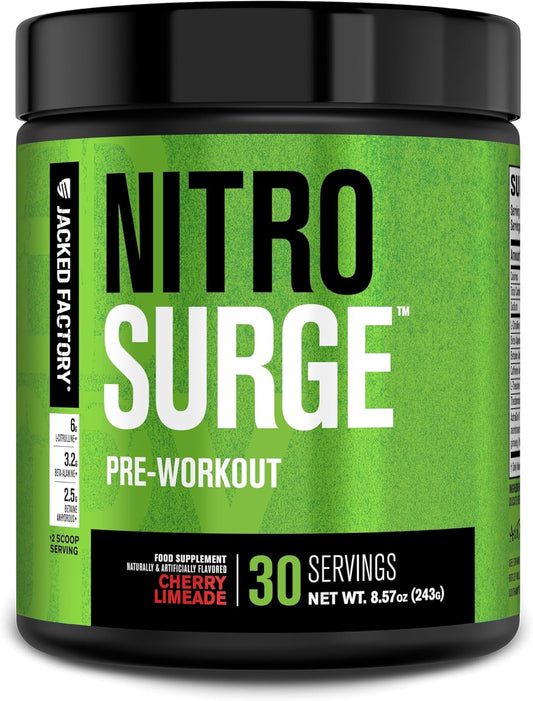 Jacked Factory NITROSURGE Pre Workout Supplement