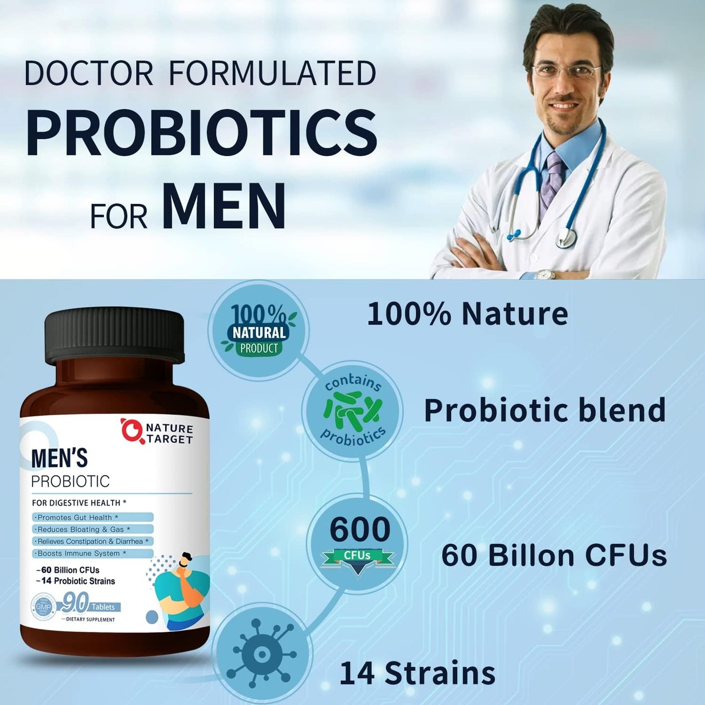 NATURE TARGET Probiotics for Men