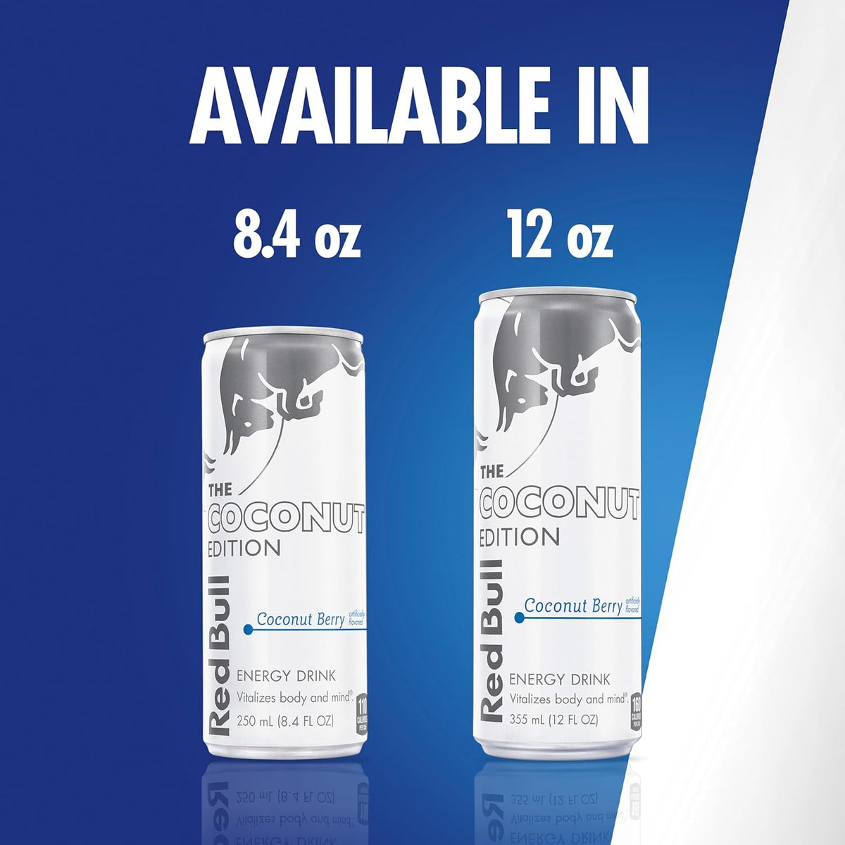 Red Bull Coconut Edition Energy Drink, Coconut Berry, 12 Fl oz, Pack of 24 Cans