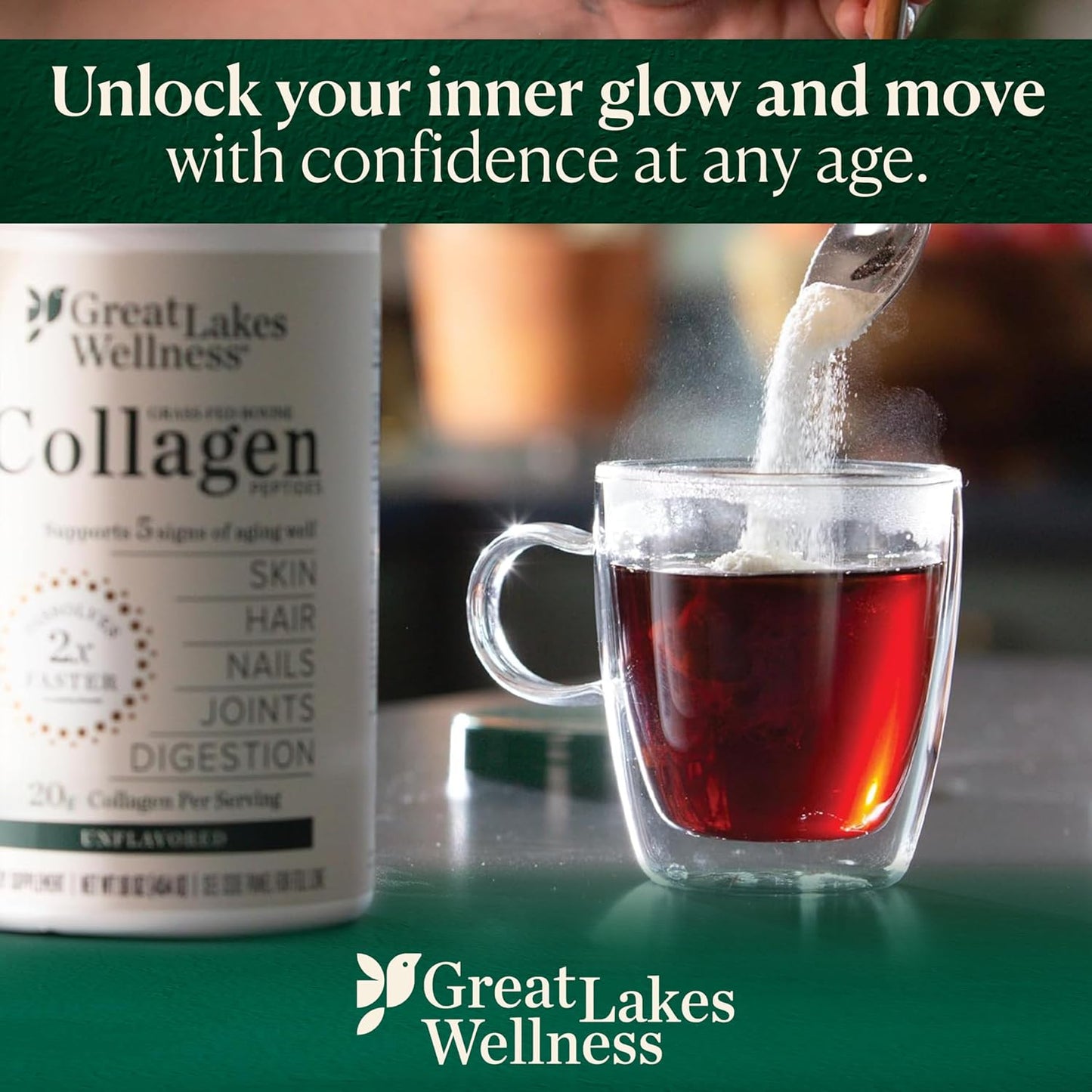 Great Lakes Wellness Collagen Peptides Powder