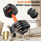 LifeOG Updated Adjustable Dumbbell Set of 2 - 25lbs/50lbs