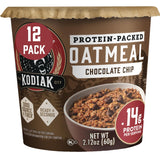 Kodiak Cakes Instant Protein Chocolate Chip Oatmeal in a Cup (Pack of 12)