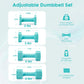 Adjustable Dumbbell Set, 4 in 1 Free Weights Dumbbells Set
