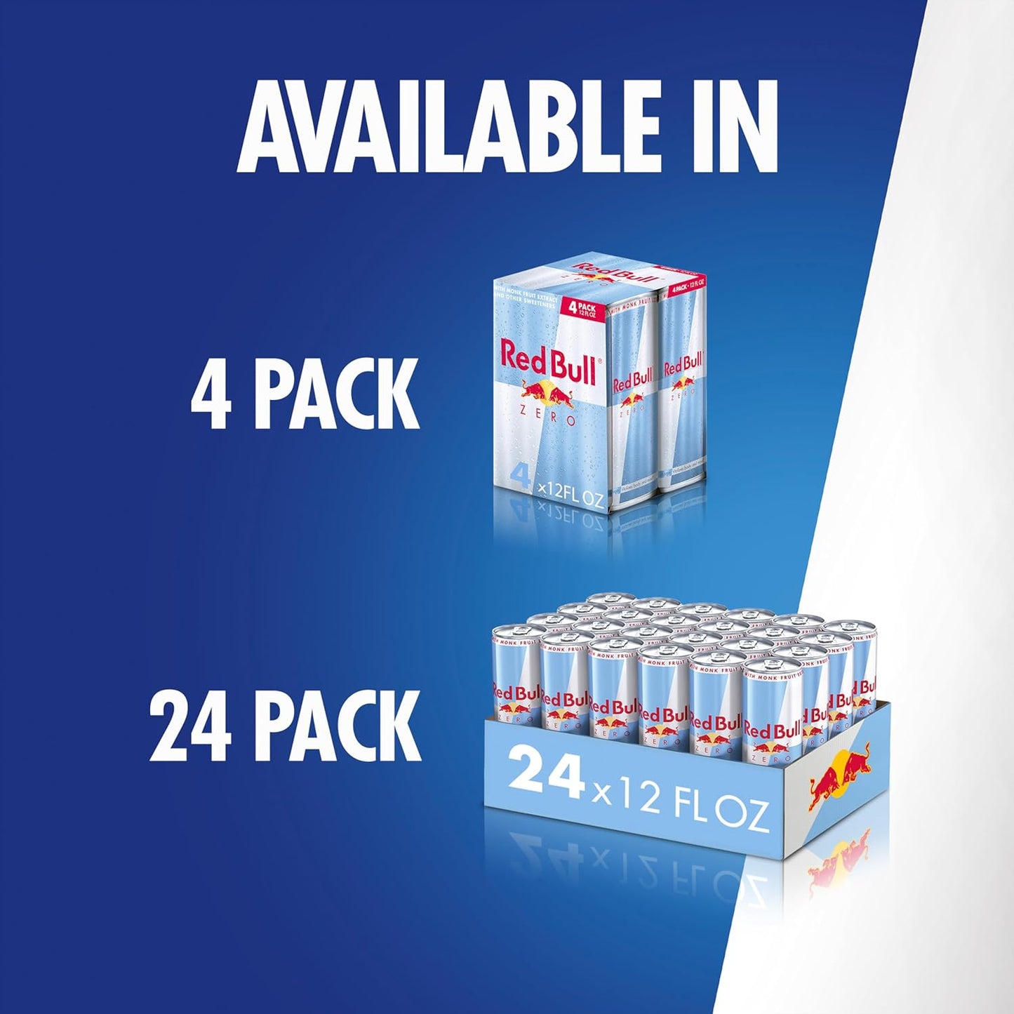 Red Bull Zero Energy Drink, 12 Fl. oz, Pack of 24 Cans