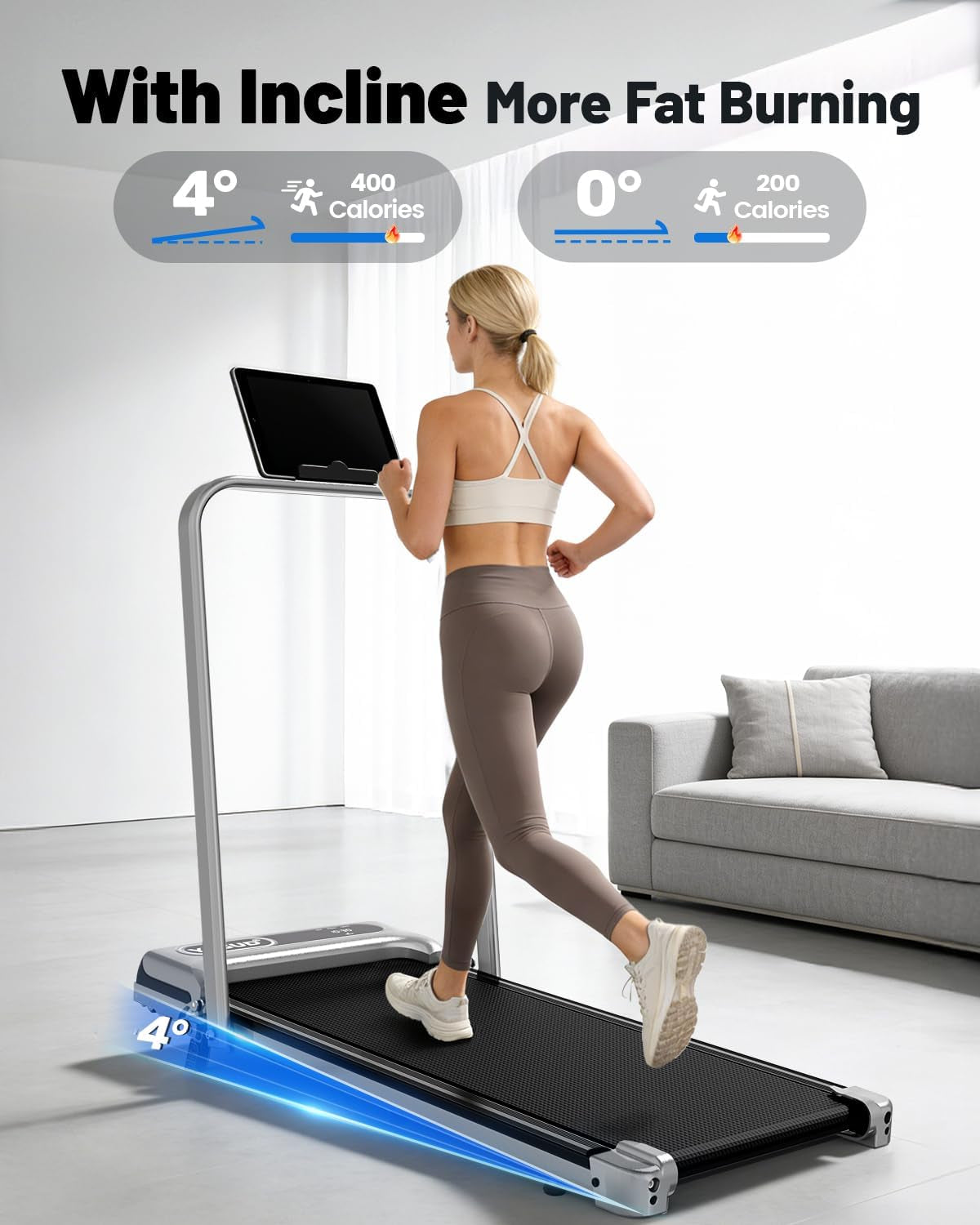 Walking Pad Treadmill for Home and Office
