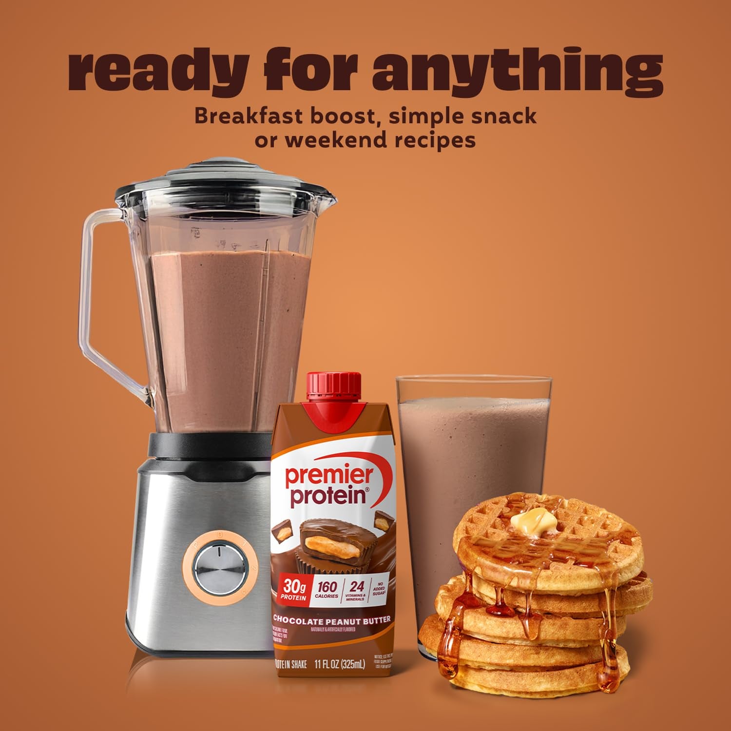 Premier Protein Shake, Chocolate Peanut Butter, 30G Protein, 12 Pack