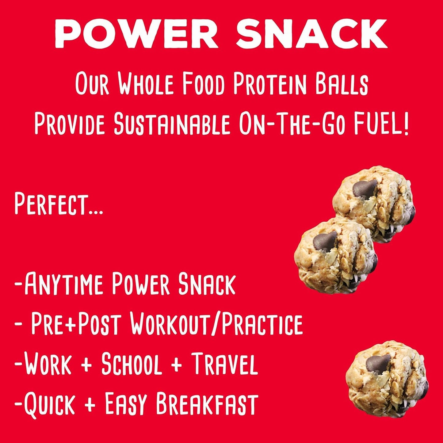 simplyFUEL Whole-Food Protein Balls (Peanut Butter Chocolate Coconut Fusion)