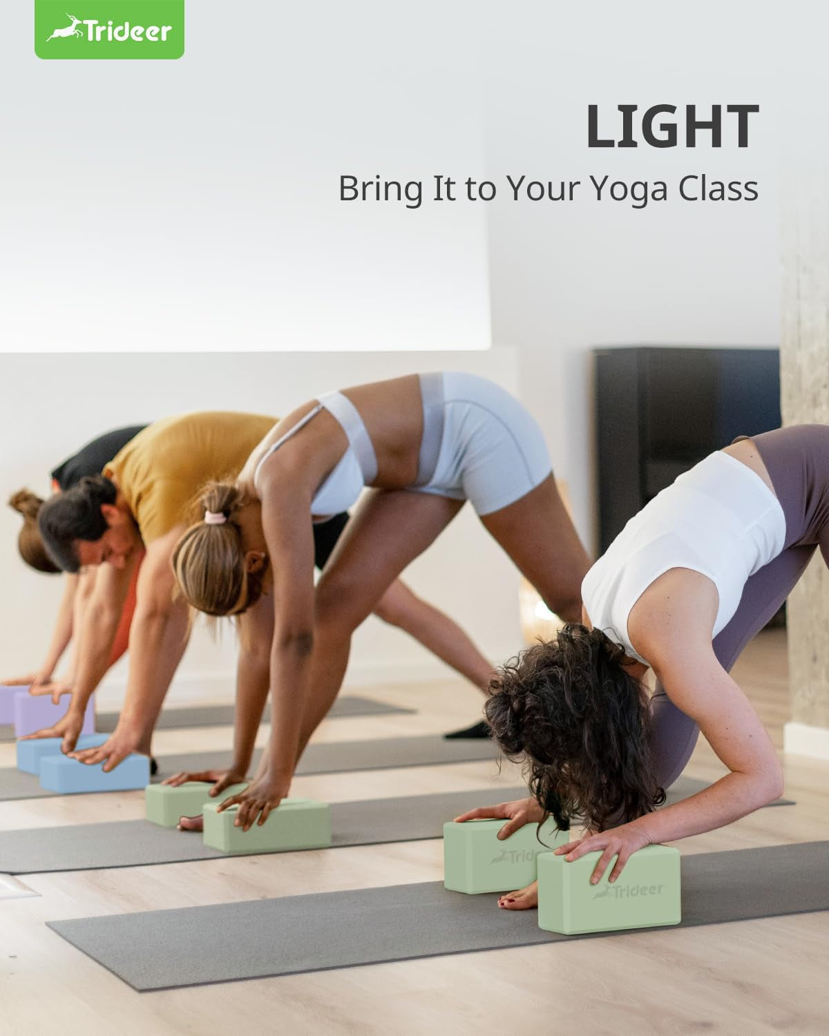 Trideer Yoga Blocks 2 Pack