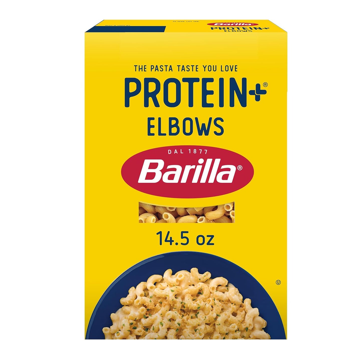 Barilla Protein+ (Plus) Elbows Pasta, 14.5 Ounce