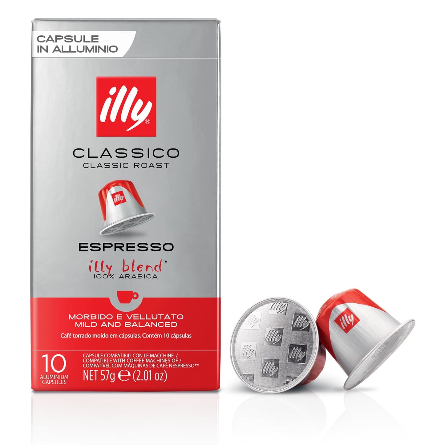 Illy Espresso Compatible Capsules - Single-Serve Coffee Nespresso Pods