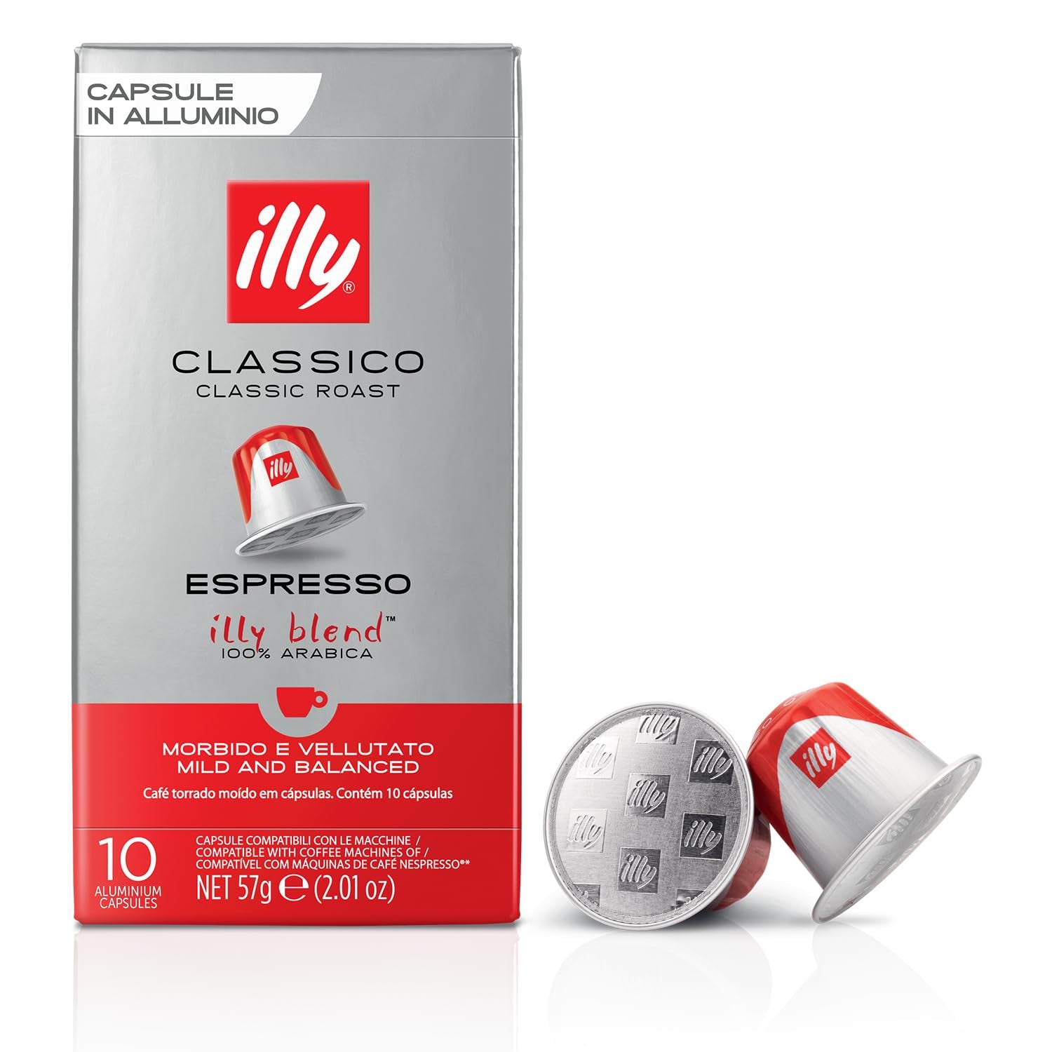 Illy Espresso Compatible Capsules - Single-Serve Coffee Nespresso Pods