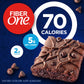 Fiber One 70 Calorie Brownies, Chocolate Fudge Snack Bars, Mega Pack, 18 Ct, 16 Oz