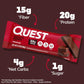 Quest Nutrition Chocolate Brownie Protein Bar, 20G Protein, 12 Count