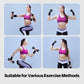 Adjustable Dumbbell Set of 2, 4 in 1 Free Weights Dumbbells Set for Women, Hand Weights for Women at Home, Each 2Lb 3Lb 4Lb 5Lb with TPU Soft Rubber Handle for Home Gym Exercise Training