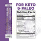Paleovalley 100% Grass Fed Garlic Summer Sausage Beef Sticks - Delicious Gluten Free Beef Snack
