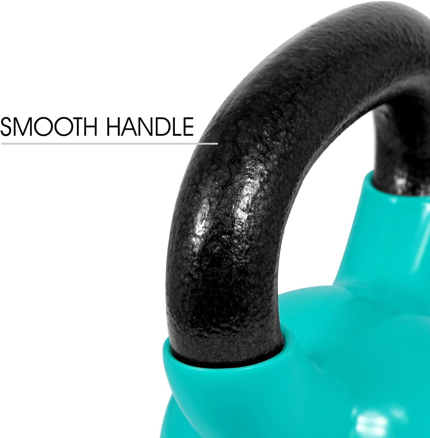 10 - 20lb Vinyl Coated Kettlebell Cast Iron Sets